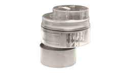 MRAA1PS-CLEAR Вентиляционный клапан (аэратор) для канализации со смещением и прозрачной крышкой; вы