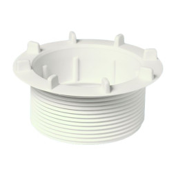 MRS4-W46 Выпуск (D110мм, H46мм) без перелива, сливной решетки и пробки; цвет-белый. Подходит для си