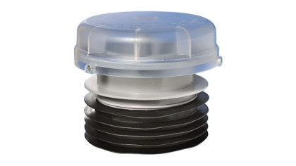MRAA1S-CLEAR  Вентиляционный клапан (аэратор) для канализации с подпружиненной мембраной, манжетой
