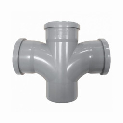 PP-H Крест одноп. 110/110/110/90 Ostendorf с плавным радиальным подключением  (Ostendorf)