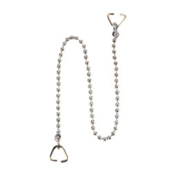 SS45  Цепочка (L450мм) из нержавеющей стали с треугольными держателями