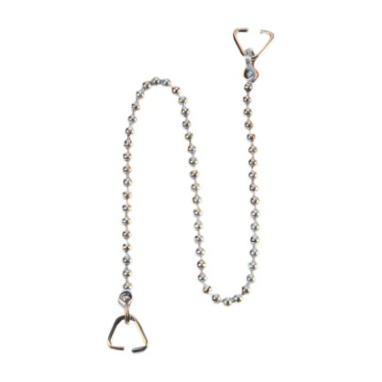 SS45  Цепочка (L450мм) из нержавеющей стали с треугольными держателями