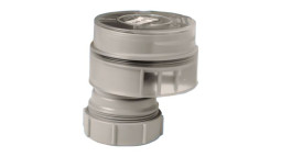 MRAA2-CLEAR Вентиляционный клапан (аэратор) для канализации со смещением и прозрачной крышкой; выхо