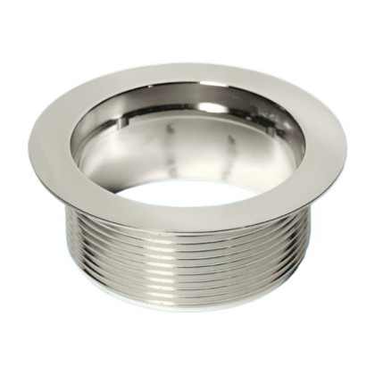 MRS4CPB-W43 Выпуск (D110мм, H43мм) металлический без перелива, сливной решетки и пробки; цвет-хром.