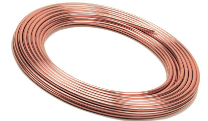 CU Труба медь отожженная  6*1мм 1 пог. метр