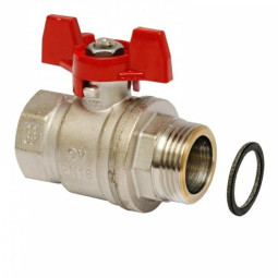 Oventrop Кран  3/4 г/ш бабочка с плоск. уплотн.