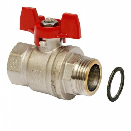 Oventrop Кран  3/4 г/ш бабочка с плоск. уплотн.