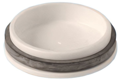 40K Заглушка Дн=40мм под компрессионное соединение; цвет-белый