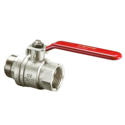 Oventrop Кран  3/4 г/ш ручка сталь Optibal