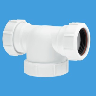 MRTRSH10-40 Сифон трубный Р-образный (40ммх40мм) с ревизией; вход/выход горизонтальный компрессионн