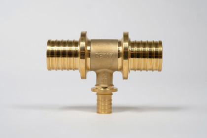 Rehau Тройник перех. 50-25-50 MX латунь