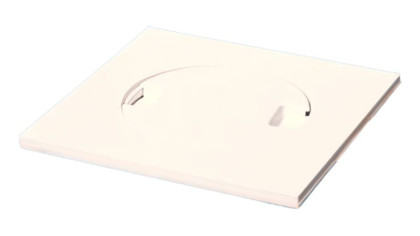 MRFGC2 Насадка (150ммх150мм) сливная пластиковая с декоративной заглушкой и решеткой; посадочный ди