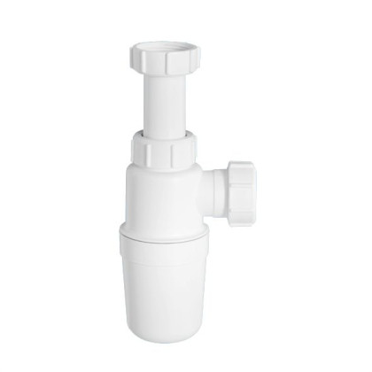 MRW1-ANW  Сифон бутылочный (1 1/4"'x32мм) без выпуска; выход компрессионный Ду=32мм