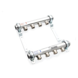 REHAU Распределительный коллектор 1", HLV 3 контуров-3, выход-3/4" ЕК, нж