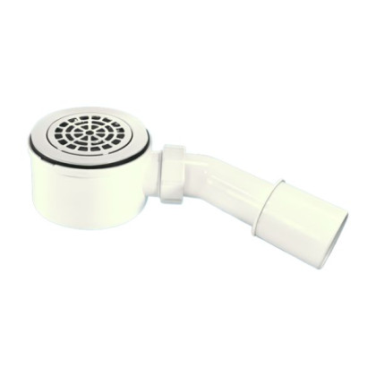 MRS8CPBR Сифон бутылочный для поддона (сливное отверстие 90-100мм) с латунными выпуском (D110мм, H3