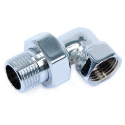 Lat Американка угловая   3/4 г/ш полированный хром GF