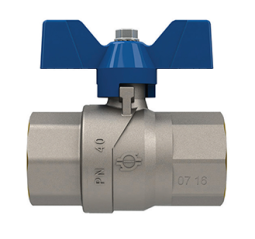 Fiv Кран   1/4 г/г б  син.