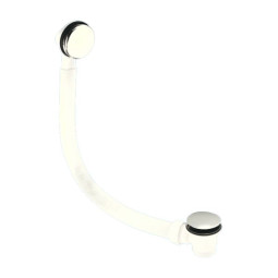 MRB10-A Слив-перелив (L500ммхD34мм) для ванн/поддонов с металлическими 70мм сливной решеткой и проб