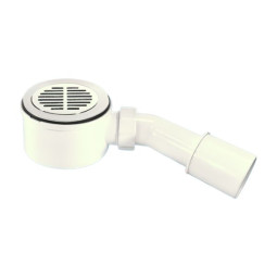 MRS8CPBS  Сифон бутылочный для поддона (сливное отверстие 90-100мм) с латунными выпуском (D110мм, H