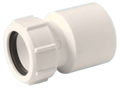 5032J-WH Переходный элемент компрессионный с Ду=32мм на Дн=50мм; цвет-белый