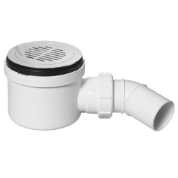 MRS8CPBS-L Сифон бутылочный для поддона (сливное отверстие 90-100мм) с латунными выпуском (D110мм,