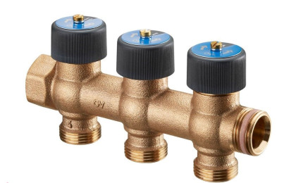 Коллектор Multidis R 3, выход-3/4", бронза, с самоуплотнением, крепеж арт 4200571