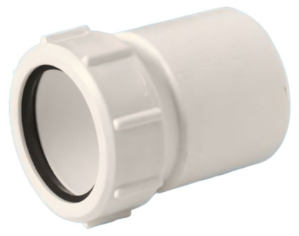 5040J-WH Переходный элемент компрессионный с Ду=40мм на Дн=50мм; цвет-белый