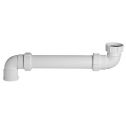 HC13L Отводной комплект из трубы (L320мм) с двумя отводами под 90°; вход 1 1/2"«мама», выход 1 1/2"