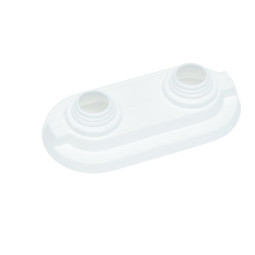 REHAU Декоративная накладка для 2 мет. трубок Дн 15мм