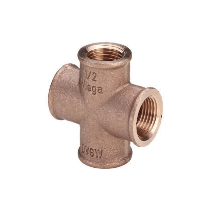 ф. Viega Крестовина бронза  1/2