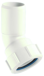 50D-WH Отвод на 135° компрессионный Ду=50ммхДн=50мм; цвет-белый