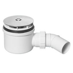 MRS8MECPB-L Сифон бутылочный для поддона (сливное отверстие 90-100мм) с выпуском (D110мм, H33мм) и