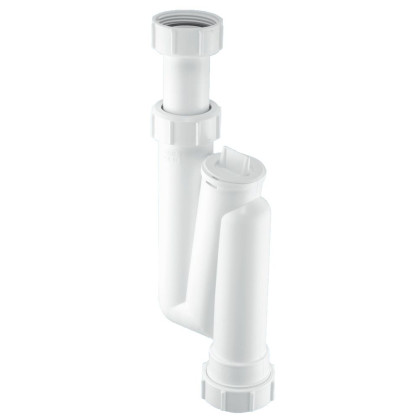 MRW3 Сифон трубный S-образный (1 1/4"'x32мм) без выпуска; вертикальный компрессионный выход Ду=32мм