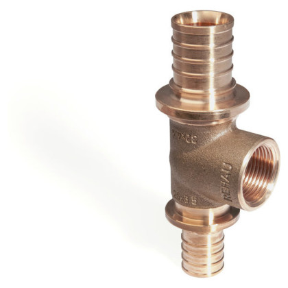 Rehau Тройник ВР 32-Rp 3/4-25 RX бронза+