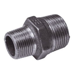 Черн. Ниппель перех,  1"- 3/4 EE