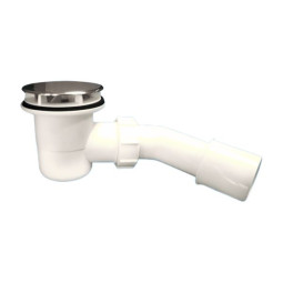 MRS9C Сифон бутылочный для поддона (сливное отверстие 50-75мм) с выпуском (D80мм, H33мм) и "грибком