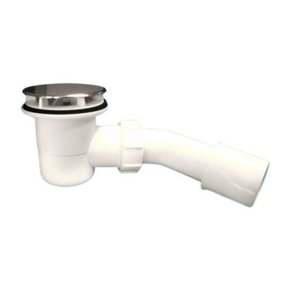 MRS9C Сифон бутылочный для поддона (сливное отверстие 50-75мм) с выпуском (D80мм, H33мм) и "грибком