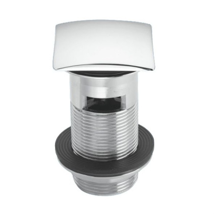 CW60SQ-CB Выпуск (60мм сливная решетка и квадратная пробка тип-"кнопка") металлический с внутренним