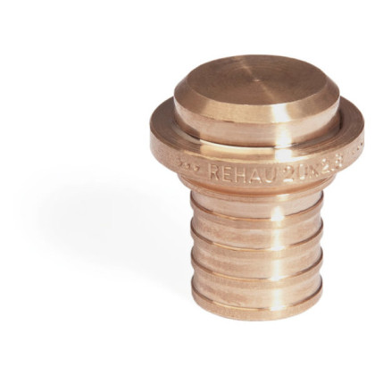 Rehau Заглушка для полимерн. трубы 20 RX бронза+