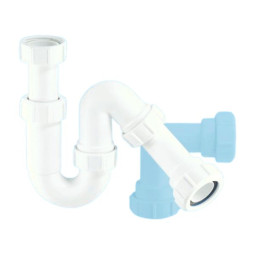 MRW7 Сифон трубный Р/S-образный (1 1/4"х32мм) без выпуска с универсальной отводной трубой D32мм с к