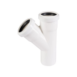 PP-H Тройник  50/50/45 белый