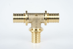 Rehau Тройник равнопрох. 32 MX латунь