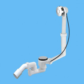 MRB13CB2SR Трап д/в "стандартный" с жестким автопереливом (L515-660ммxD34мм), металлическими го