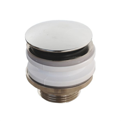 CWP60-SS Выпуск (60мм нержавеющая сливная решетка и пробка тип-"кнопка" из пластика, покрытого нерж