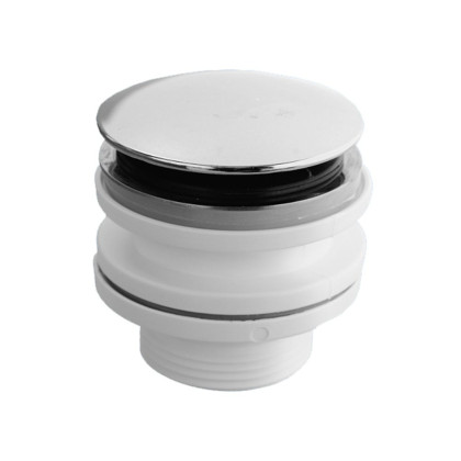 CWP60-SSP Выпуск (60мм нержавеющая сливная решетка и пробка тип-"кнопка" из пластика, покрытого нер