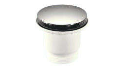 CWS70-CB Выпуск (70мм нержавеющая сливная решетка и пробка тип-"кнопка"); высота 60мм; выход 1 1/2"