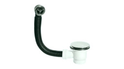 OF2C-70  Слив-перелив под круглое отверстие перелива (L235ммхD25мм, 70мм нержавеющая решетка) с 70м