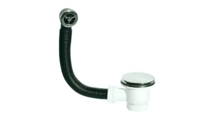 OF2C-70  Слив-перелив под круглое отверстие перелива (L235ммхD25мм, 70мм нержавеющая решетка) с 70м