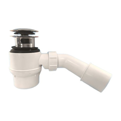 MRB15-CB Сифон бутылочный д/ванн (H95мм, выпуск D70мм/H61мм латунный с внутренним переливом