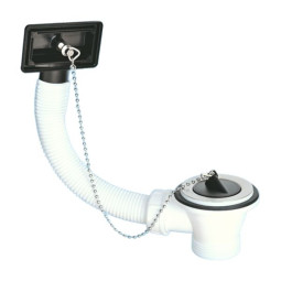 OR1-60 Слив-перелив под прямоугольное отверстие перелива (L235ммхD25мм, 60мм нержавеющая решетка),